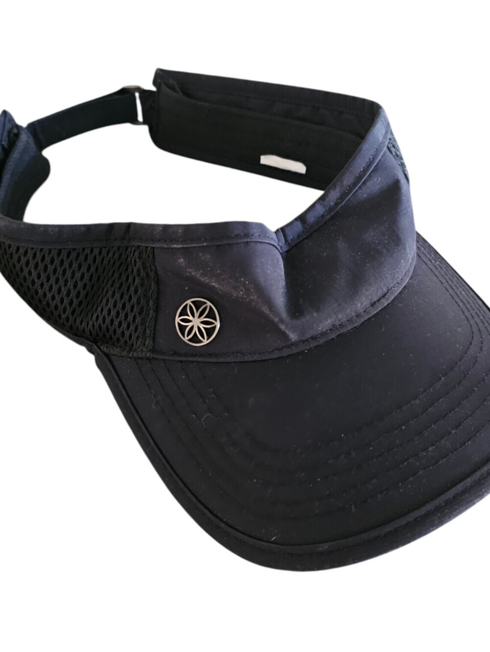 Gaiam Black Sweat Wicking Adjustable Visor Women’s One Size